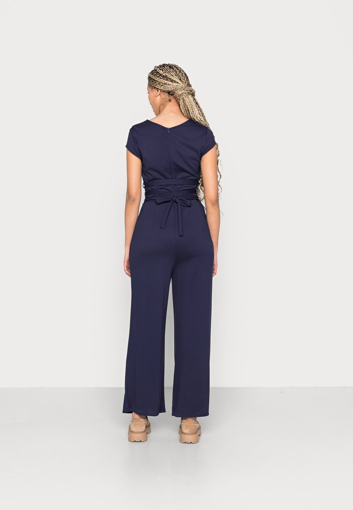 Jumpsuit Anna Field Zip UP Bleu Foncé Femme | BJK-5394159